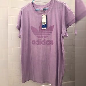 Adidas Lavender T- Shirt Dress